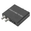 VGA CVBS to SDI Converter, Professional Aluminium Alloy VGA AV to Dual SDI Converter Adapter, Support SD 3G SDI 1080P (US Plug) view 2