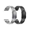 22mm 26mm Quick Fit Titanium Metal Watch Band Bracelet For Garmin Fenix 7X 7 6X Pro 5X Plus/Instinct/Epix Strap Wristband (Color : Black, Size : 22mm) view 2