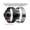 22mm 26mm Quick Fit Titanium Metal Watch Band Bracelet For Garmin Fenix 7X 7 6X Pro 5X Plus/Instinct/Epix Strap Wristband (Color : Black, Size : 22mm) view 3