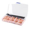 BUIEX 480Pcs Copper GT Small Copper Tube Connection Tube Wire Connector Terminal Crimp Copper Tube Butt Terminal Connector Set Box (Color : 1 Tool) view 4