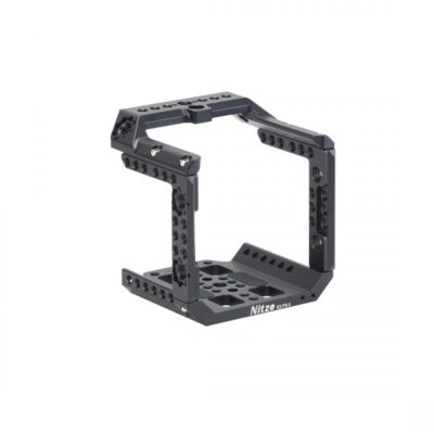Nitze Camera CAGE TP-E2-FS-II for Z CAM E2-M4 S6 F6 F8 with HDMI Cable Clamp USB Type-C Cable Clamp L Shape ARRI Rosette Mount and ER Horizontal ARRI Rosette Mount