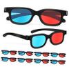 HEALEEP 10pcs Viewing Glasses for Movies Gaming and Theater Lightweight Red- Anaglyph Glasses Compatible with Monitors Tvs and Projectors for Lifelike view 1