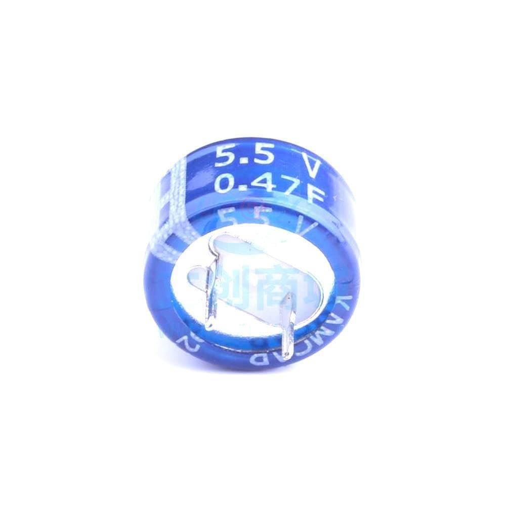 DirectNine Basics 2 Pcs Super Capacitor SE-5R5-D474VY Plug-in SE-5R5-D474VY
