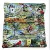 EReader Quilted Sleeve, Your Choice of Small or Large Book Sleeve, Quilted, Padded, Songbirds and Birdhouses view 1