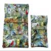 EReader Quilted Sleeve, Your Choice of Small or Large Book Sleeve, Quilted, Padded, Songbirds and Birdhouses view 2