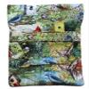 EReader Quilted Sleeve, Your Choice of Small or Large Book Sleeve, Quilted, Padded, Songbirds and Birdhouses view 3