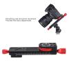 160 Wormdrive Macro Rail,for Macro Photography Track,High Accuracy Aluminum Alloy Quick Release Plate with 1/4 Screw Hole for DSLR Camera Tripod Ballhead view 2