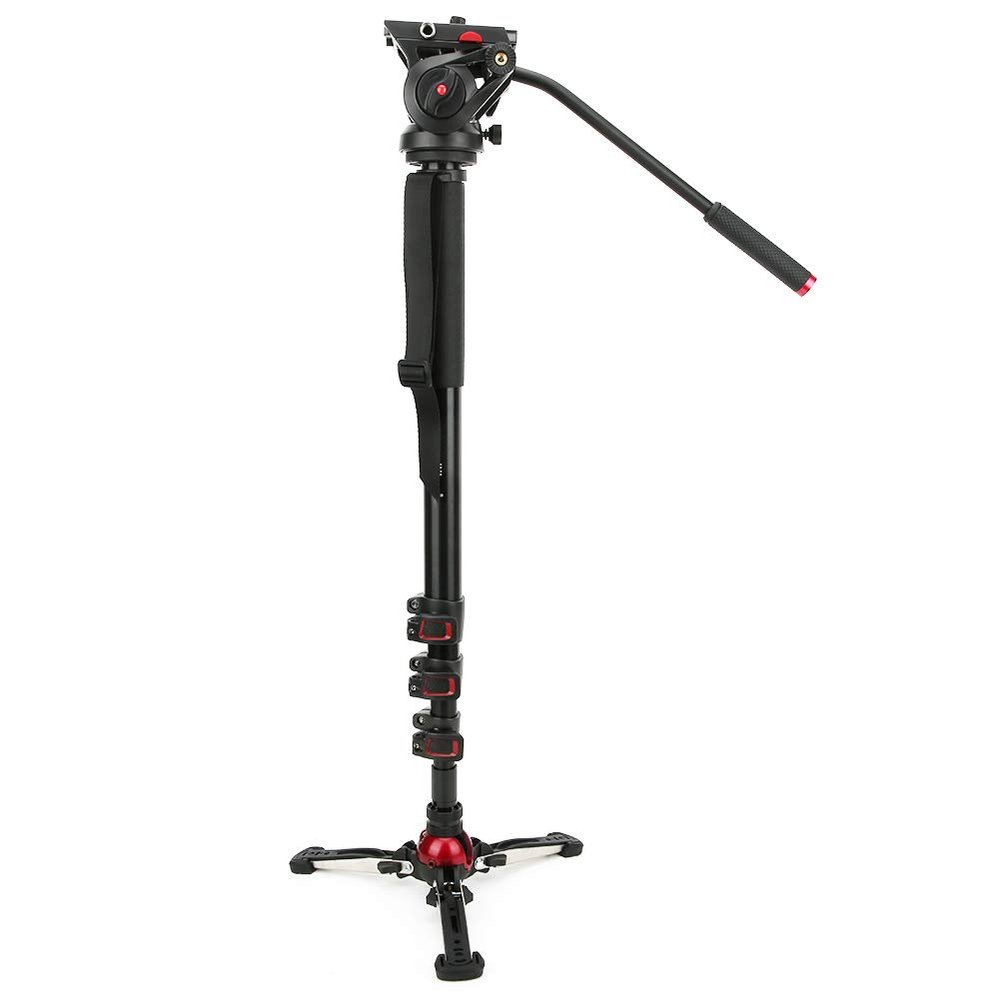 Hydraulic Ballhead Unipod Mtt705ii Al Portable Photography Aluminium Alloy Hydraulic Ballhead Unipod Monopod for DSLR Camera