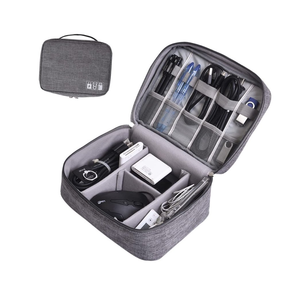 HOMSFOU Electronics Organizer Electronics Accessories Supplies Cable Storage Bag Small Organizer Bag Electronic Organizer Case Dsl Cable Electronic Package Water Proof Travel