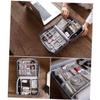 HOMSFOU Electronics Organizer Electronics Accessories Supplies Cable Storage Bag Small Organizer Bag Electronic Organizer Case Dsl Cable Electronic Package Water Proof Travel view 3