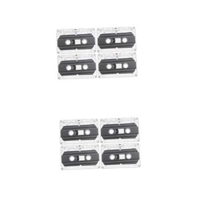 DOITOOL 8 Pcs Retro Style Cassette Tapes 30-Minute Recordable Blank Audio Tapes
