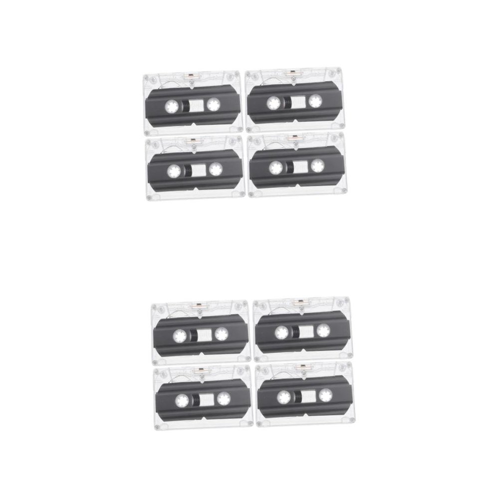DOITOOL 8 Pcs Retro Style Cassette Tapes 30-Minute Recordable Blank Audio Tapes