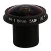 Pasuihcay HD fisheye CCTV Lens 5MP 1.8mm M12x0.5 Mount 1/2.5 F2.0 180 Degree for Video Surveillance Camera CCTV Lenses, black view 1