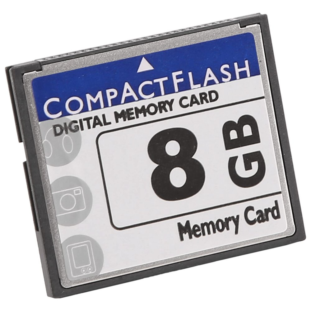Pasuihcay Professional 8GB Compact Flash Memory Card(White&Blue)