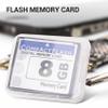 Pasuihcay Professional 8GB Compact Flash Memory Card(White&Blue) view 3