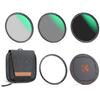 K&F CONCEPT 52mm Magnetic CPL+ND8+ND64+Magnetic Basic Ring+Lens Cap Camera Lens Filters Kit (5 Pack) -Optical Glass Polarizing Neutral Density Filters Kit with 28 Multi-Layer Coated (Nano-X Series) view 1