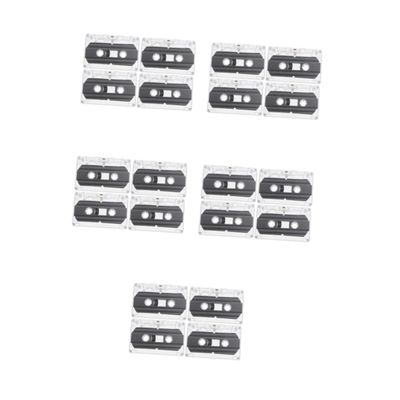 DOITOOL 20 Pcs Retro Style 30 Blank Cassette Tapes Recordable Empty Cassette Tapes Music Recording