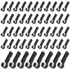 52 Pcs Hard Hat Clips for Headlamp - LED Light Helmet Clips - Easily Mount Headlamp on Narrow-Edged Helmet - Anti-Slip Stable view 1