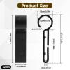 52 Pcs Hard Hat Clips for Headlamp - LED Light Helmet Clips - Easily Mount Headlamp on Narrow-Edged Helmet - Anti-Slip Stable view 2