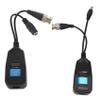 Pasuihcay HD-CVI/TVI/AHD Passive Video Balun with Power Connector and RJ45 CAT5 Data Transmitter 1 Pair, Black view 1