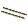PATIKIL Round Pin Header Double Row 40P 2.54mm Pitch Gold Plated for PCB Pack of 2 view 1