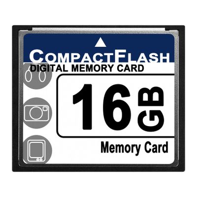 Pasuihcay Professional 16GB Compact Flash Memory Card(White&Blue)