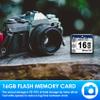 Pasuihcay Professional 16GB Compact Flash Memory Card(White&Blue) view 2