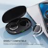 BEVCEFCC Wireless Headphones with Earhooks - Bluetooth 5.3 On Ear Headset - Open Ear Headphones with 4 Microphones - Clip on Earphones - Wireless Earphones for Work, Walk (Black) view 3