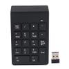 Pasuihcay Numeric Keypad,18 Keys Wireless USB Number Pad Keyboard with 2.4G Mini USB Numeric Receiver for Laptop Desktop PC Notebook - Black view 1