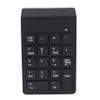 Pasuihcay Numeric Keypad,18 Keys Wireless USB Number Pad Keyboard with 2.4G Mini USB Numeric Receiver for Laptop Desktop PC Notebook - Black view 3
