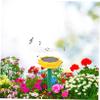jojofuny Lotus Shaped Solar Powered Waterproof Speaker with Buddha Songs Player Portable Outdoor Wireless Music Box 5.3X10.6X5.3 Inches view 3