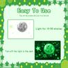 965 PCS Glow in The Dark Stars and Moon for Ceiling, Luminous Stars and Planet Wall Decals, Kids Room Decor, Glowing Galaxy Wall Stickers for Nursery Decorations (Green) view 4