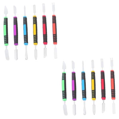 Angoily 12pcs Tool for Electronic Repair Laptops Smartphones Tablets Stainless Steel Pry Stick