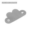 MECCANIXITY Pack of 3 Leather Cable Straps Cable Ties, Grey Portable Leather Cord Organizer, Leather Wire Straps for Earphones USB Clips view 3