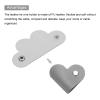MECCANIXITY Pack of 3 Leather Cable Straps Cable Ties, Grey Portable Leather Cord Organizer, Leather Wire Straps for Earphones USB Clips view 4