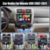 Naifay Android Car Stereo for Honda CRV 2007 2008 2009 2010 2011 Wireless CarPlay Android Auto, 2+32G 9inch Touchscreen Car Radio Bluetooth Backup Camera In Dash GPS Head Unit WIFI FM SWC Split Screen view 2