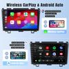 Naifay Android Car Stereo for Honda CRV 2007 2008 2009 2010 2011 Wireless CarPlay Android Auto, 2+32G 9inch Touchscreen Car Radio Bluetooth Backup Camera In Dash GPS Head Unit WIFI FM SWC Split Screen view 3