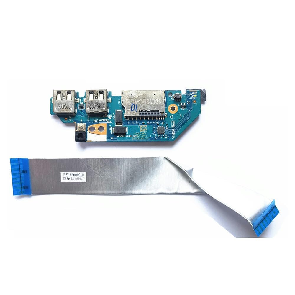 for for S340-15IWL 15API USB Card Reader Power Button Board Cable 5C50S24908 LS-H102P