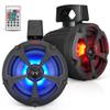 Pyle Marine Speakers, Boat Speakers, Waterproof Speakers, 6.5 Water-Resistant Bluetooth, 1200 Watt, RGB Lights, Remote Control, Aux Input, Universal Mounting Brackets, ATV, UTV, Jeep, PLUTV65BTR view 1