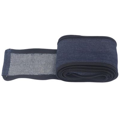 Denim Sheath Cable Cover, Protective Hose Sleeve with Zipper, for TIG Welding Torch Hydraulic Hose, 5cmx4m