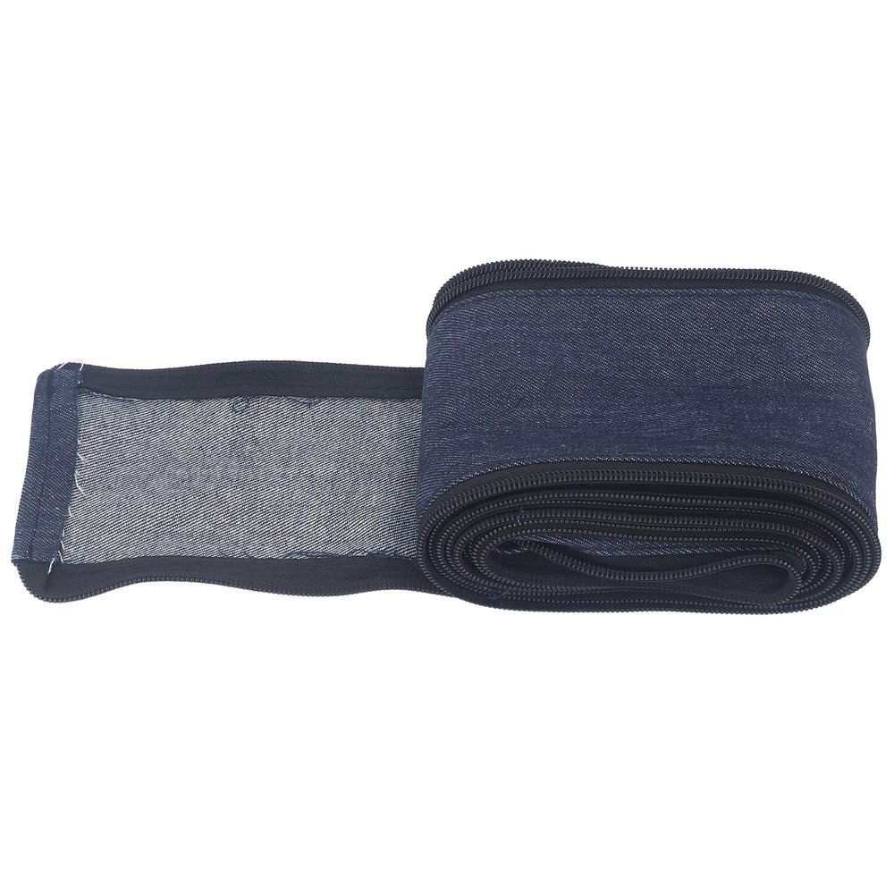 Denim Sheath Cable Cover, Protective Hose Sleeve with Zipper, for TIG Welding Torch Hydraulic Hose, 5cmx4m