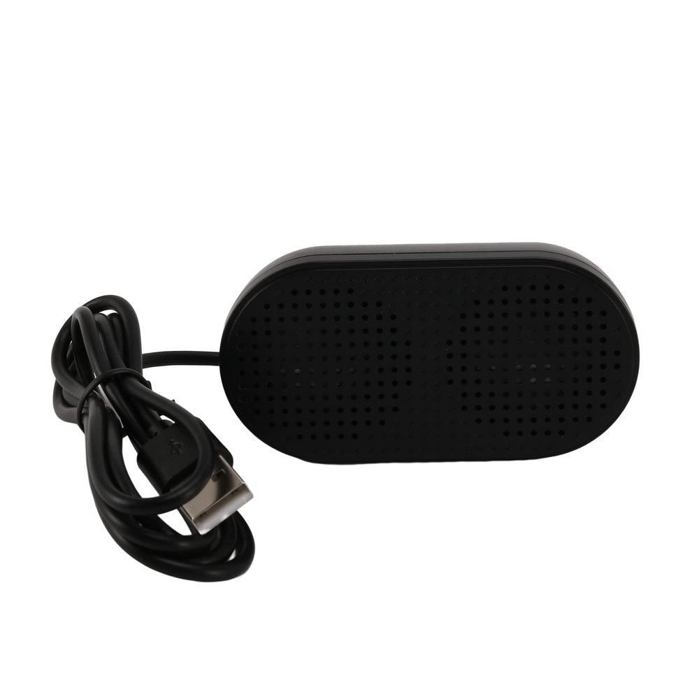 Pasuihcay USB Speaker Portable Loudspeaker Powered Stereo Multimedia Speaker for Notebook Laptop PC(Black)