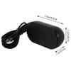 Pasuihcay USB Speaker Portable Loudspeaker Powered Stereo Multimedia Speaker for Notebook Laptop PC(Black) view 4