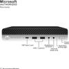 HP EliteDesk 800 G4 Desktop Mini PC Computer, Intel Core i5-8500T, 2.1 GHz, 16GB DDR4 RAM, 512GB SSD, Wi-Fi, VGA, USB 3.0 windows 11 Pro (Renewed) view 3