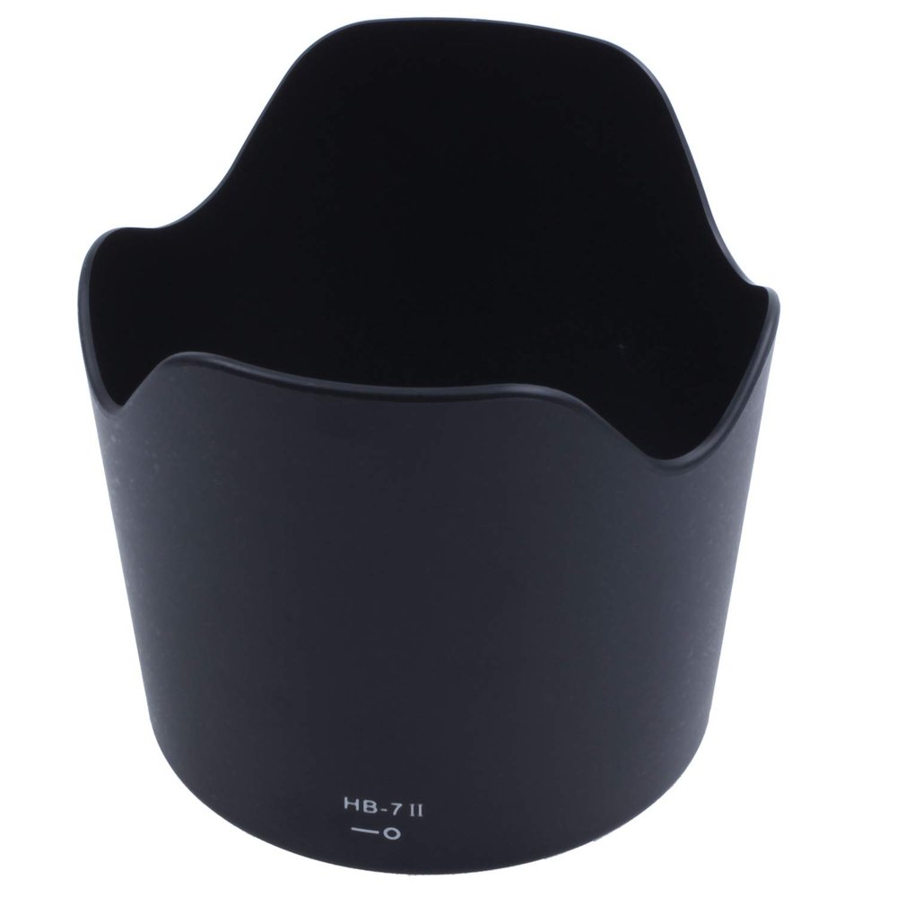 Pasuihcay HB-7 II Plastic Petal Lens Hood for Af Nikkor 80-200mm F/2.8d Ed Lens Black
