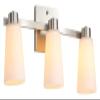 Wall Lamp 3 Light LED Bathroom Vanity Lights with Milky Glass Shade,Washroom Mirror Front Lamps LED Bathroom Lighting Fixtures Over Mirror Bath Make-up Cabinet Table Wall Sconce Lighting ,pendant view 1