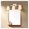 Wall Lamp 3 Light LED Bathroom Vanity Lights with Milky Glass Shade,Washroom Mirror Front Lamps LED Bathroom Lighting Fixtures Over Mirror Bath Make-up Cabinet Table Wall Sconce Lighting ,pendant view 3