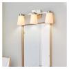Wall Lamp 3 Light LED Bathroom Vanity Lights with Milky Glass Shade,Washroom Mirror Front Lamps LED Bathroom Lighting Fixtures Over Mirror Bath Make-up Cabinet Table Wall Sconce Lighting ,pendant view 4