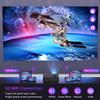ROCONIA 5G WiFi Bluetooth Native 1080P Projector, 15000LM Full HD Movie Projector, LCD Technology 300" Display Support 4k Home Theater,(Projector Screen Included) view 4