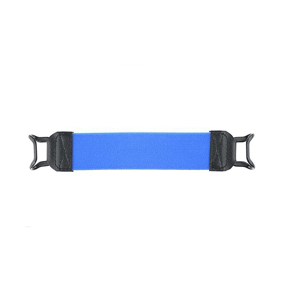 Muloo Elastic Band Tablets Holder Strap One Hand Operation Anti-Slip Finger Grip Tablets Strap with Metal Bracket Holder Mount Hand Strap Holder Blue